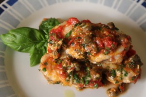 rana pescatrice in umido