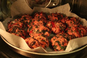 polpette di carne e verdure al microonde