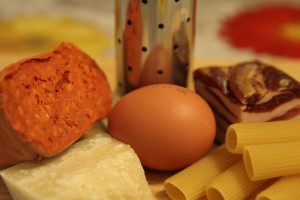 ricetta carbonara rossa