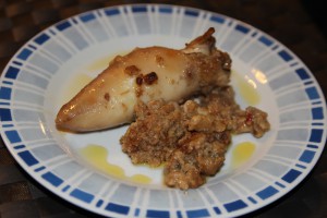 calamari ripieni di tonno