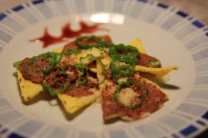 nachos con formaggio