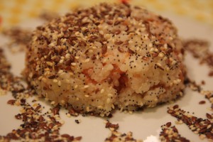 tartare di salmone sushi