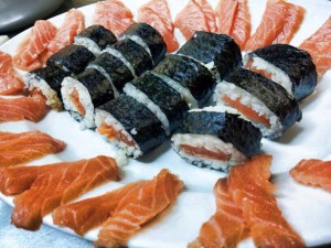 spicy futomaki sushi