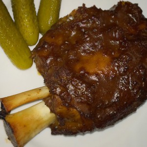 stinco alla birra scura