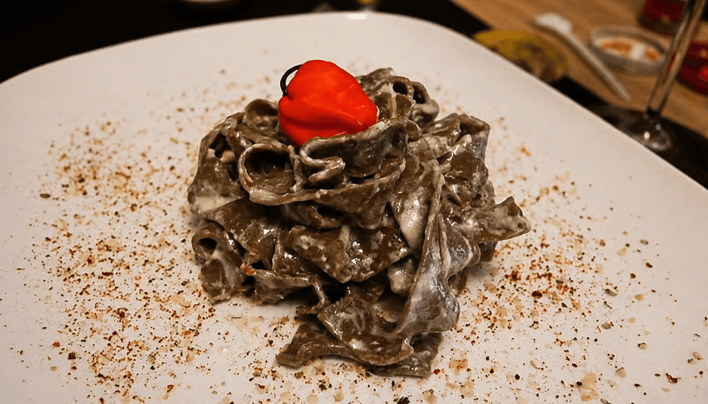 pasta fresca cacao peperoncino