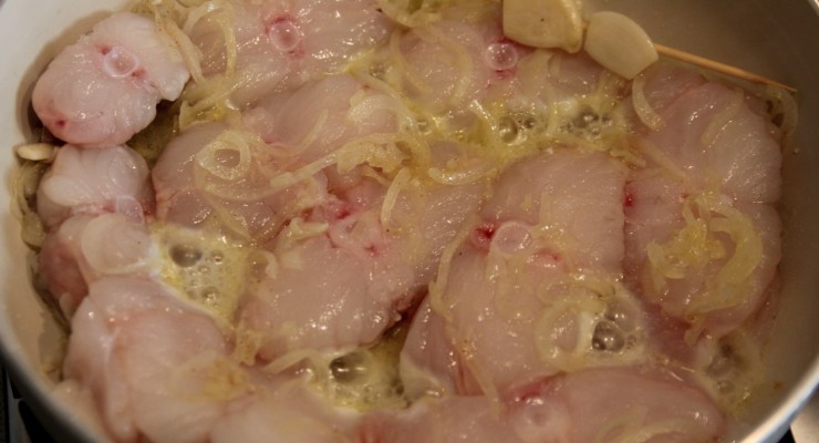 rana pescatrice in umido ricetta