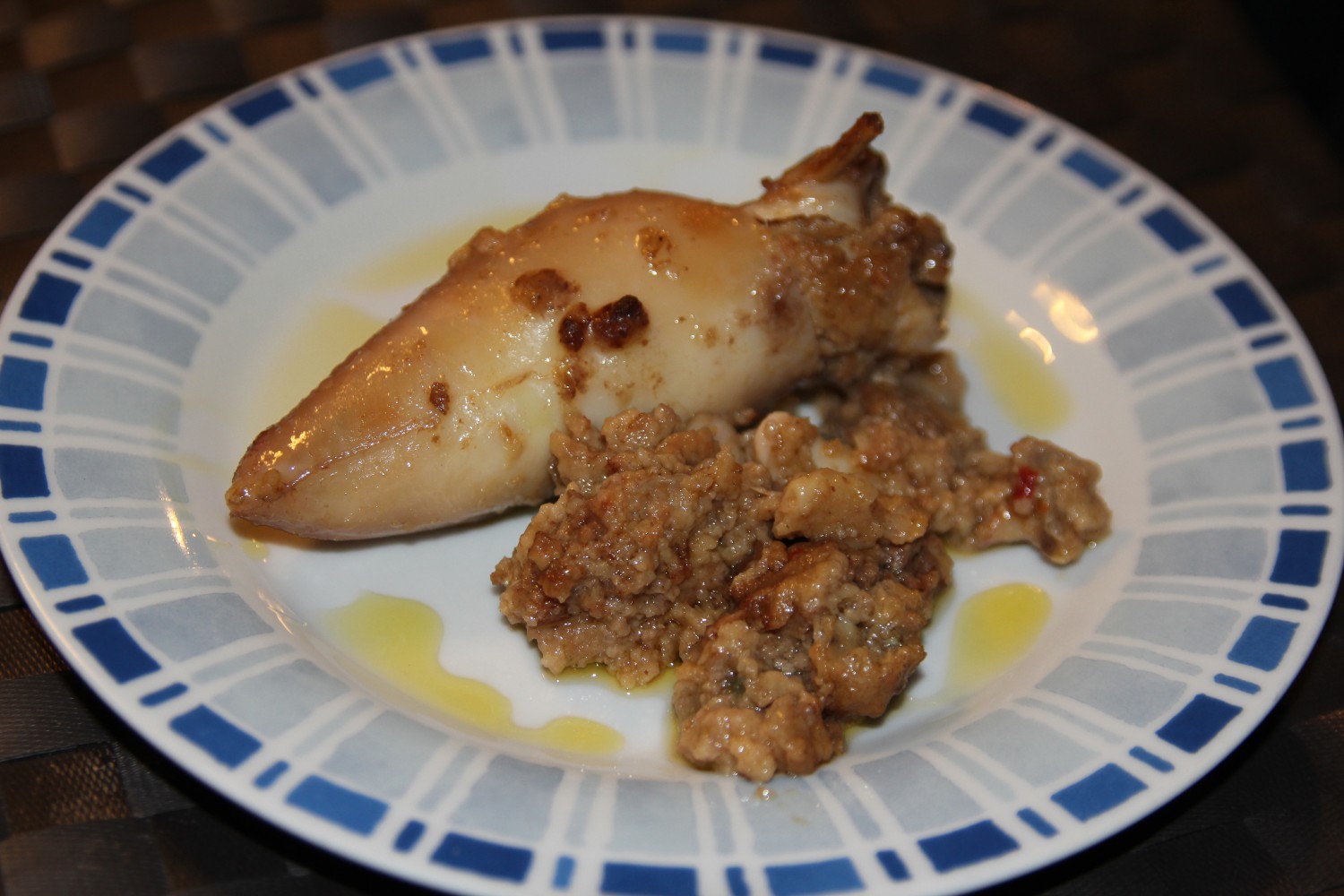 calamari ripieni di tonno