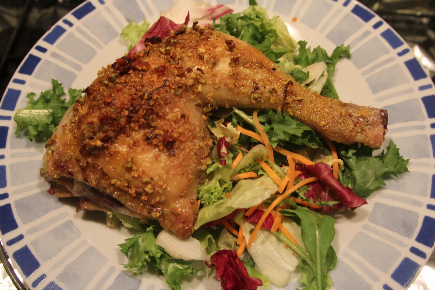 pollo al curry e pistacchi