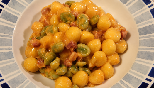Gnocchi Fave e Pecorino
