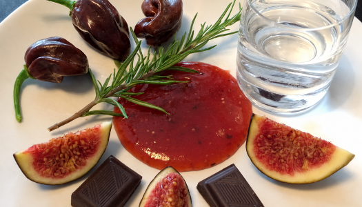 Marmellata di Fichi e Rum al Cioccolato e Rosmarino