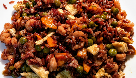Riso Thai Rosso con Verdure